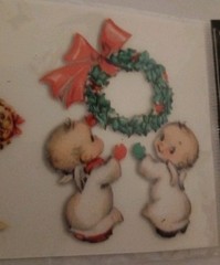 Daisy D’s Rub-On Transfers Kitschy Angels Christmas Rare