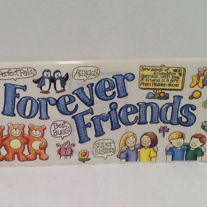 12″ AMIGOS BEST BUDS Forever FRIENDS FUN SCRAPBOOKING Stickers STICKER PARADE