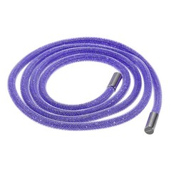 6mm x 120cm Rhinestone Rope Crystal Rope White Mesh Dark Blue Diamond