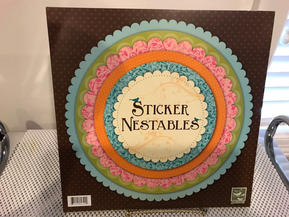 3 Birds Sticker Nestables 12″ x 12″ Cardstock Stickers 12 Sheets
