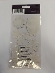 Owls & Flowers Scrapbooking Stickers Dimensional Stained Glass Style Sticko 8pc
