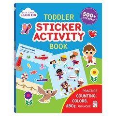 Sticker Activity Book Includes 500+ Stickers – Learn ABCs, Counting, Colors a…