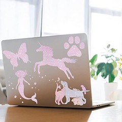 36 Sheets Holographic Sticker Paper Clear A4 Vinyl Sticker Paper Self Star