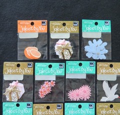 Lot of 19 JOLEE’S Stickers Floral Wedding Butterfly Kite Gifts – Scrapbook Card