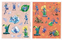 2 Sheets Pixar Disney’s A BUGS LIFE Stickers!