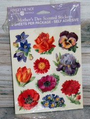 American Greetings Mother’s Day Floral Stickers 1 page Forget Me Not 62824 B9