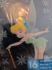 Vintage Disney Tinker Bell Dimensional Sticker Collage 16pc EK Success MINT