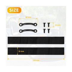 for Jeep Wrangler CJ YJ TJ Door Strap and Footman Loop Bracket FAST USA SHIP