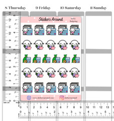 Budgeting Planner Sticker, Budget Sticker, Calendar and Bullet Journal Sticker