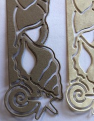 SEASHELL BORDER Die-Cuts (3pc)Approx.5.5″x 1.5″ Ocean•Sea•Sand•Tropical•Vacation