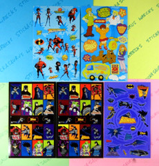Vintage Sandylion Cartoons & Characters Kids Sticker Sheet Lot Of 15