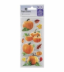 PAPER HOUSE Fall Autumn Puffy Pumpkin Stickers