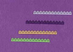 BORDER DAINTY LACE edging trim die cuts scrapbook cards