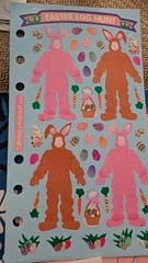 Vintage Stickers Stickopotamus Easter Value Pack 6 Sheets Open But Complete