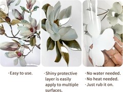 Chic Floral Rub on Transfer – DIY Furniture Makeover