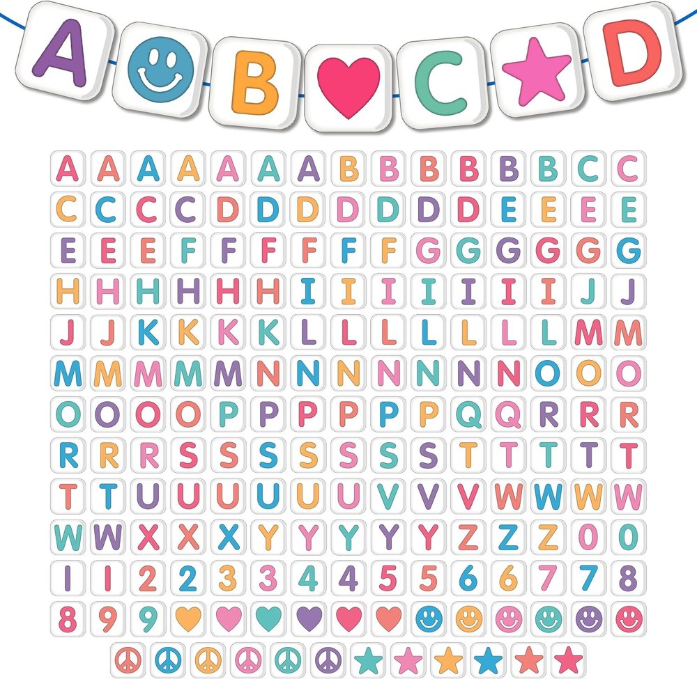 Carson Dellosa Crafty and Cool 216-Piece Bulletin Board Decorations, 3.5″ Colorf