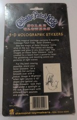 Vintage 1976 Cabbage Patch Kids Solar Glowers 3-D Holographic Stickers Unused