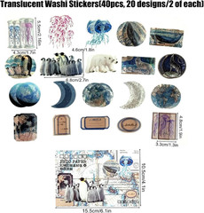 100 PCS Vintage Ephemera Pack Journaling Scrapbooking Supplies Scrapbook Sticker