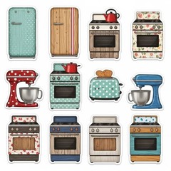 Cute Teacups And Kitchen Embellishments Junk Journal Scrapbook Choose A Set