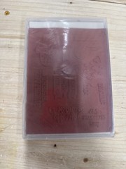 Stampin’ Up! Celebrate With Tags Cling Stamp Set – Happy Birthday Christmas Love