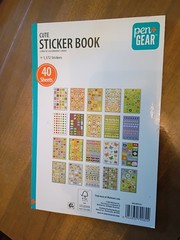Pen+Gear Paper Cute Sticker Book- 1572 Paper & Foil Stickers (40 Sheets)
