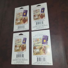 Darice Charming Embellishments Metal Scrapbooking Charms Lot 4 Packs Word Leaf