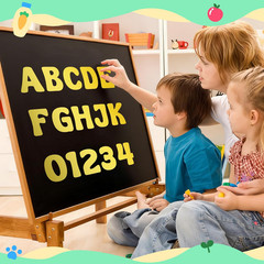 Letter Stickers Large Bulletin Board Letters for Classroom, 12 Sheets 150 Pcs Al