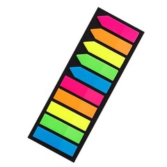 100/120Pieces Colored PET Label Repositionable Adhesive Notes Page Markers