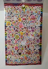 Lisa Frank Over 600 Stickers Book Rainbow Unicorn Panda Leopard NEW