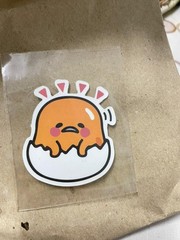 12pcs Cute Gudetama Stickers Kawaii Lazy Egg Cartoon Aesthetic Waterproof