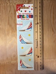 Sailboat Sticker Sheets Scrapbook Planner Craft Stickers