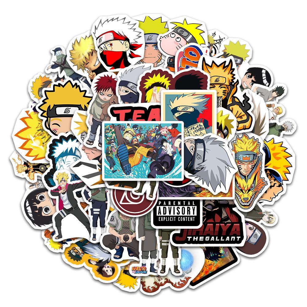 Naruto Stickers Vinyl Decals Sticker Anime Manga Spirit Demon Pack Lot 50pc New