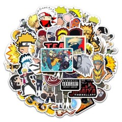 Naruto Stickers Vinyl Decals Sticker Anime Manga Spirit Demon Pack Lot 50pc New