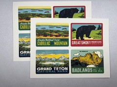 Cavallini & Co. National Parks Vintage Sticker Set, Assorted