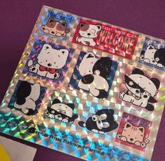 Vintage sticker lot bundle scratch and sniff prismatic smilemakers dog cat