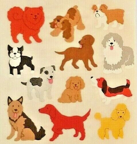 Sandylion Sticker -Puppy -1 strip (3 mod) -10502