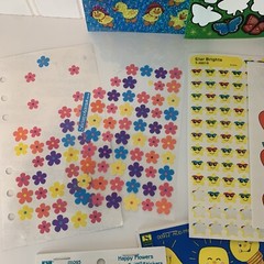 Vintage Sticker Sheets Used Mixed Lot Loose Sheets AS IS