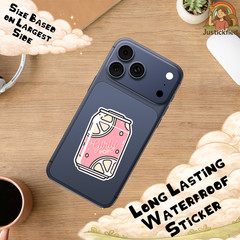 Girly Pop Soda Sticker Cute Aesthetic Sticker Laptop Sticker Girly Gift Pop