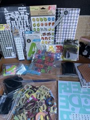 *Bulk* Alphabet Letters And Numbers For Scrapbooking, Posters, D.I.Y, Projects