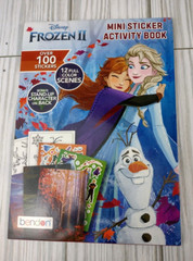 Frozen 2 Mini Sticker Activity Book 100 Stickers Miniature Disney Bendon Kids 7″