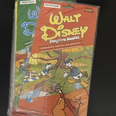 1970s WALT DISNEY STORYTIME DOODLES LETRASET RUB DOWN TRANSFERS SEALED LOT