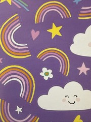 RAINBOWS & CLOUDS Stickers(36pc)AGC…Weather…Stars…Flowers…Hearts…Card Making…