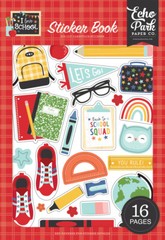 Echo Park Paper I LOVE SCHOOL Scrapbook Sticker Book