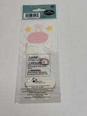 EK Success Jolee’s Dimensional Stickers Sweet Baby Girl 9 Pcs