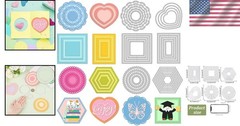 Carbon Steel Embossing Stencils – Scrapbooking Supplies