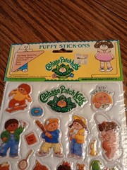Vintage 80’s Cabbage Patch Kids Puffy Stick-Ons Stickers NEW Unopened