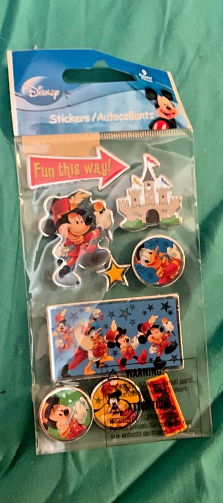 Disney Mickey Mouse Parade Scrapbooking Dimensional Stickers Jolee