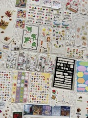 Huge Lot Of Various Vintage Scrapbooking Stickers Various Name Brands