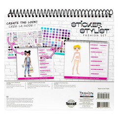 Sticker Stylist Designer Kit for Girls – Kids Sticker By Number Book For Girl…