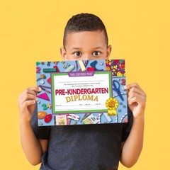 Preschool Kindergarten Diplomas PreK Recognition Award Blue 30 Pack